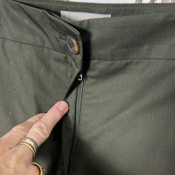 Hobbs London Green Cropped Trouser Size US14 - Picture 5 of 9